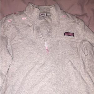 A vineyard vines quarter zip.